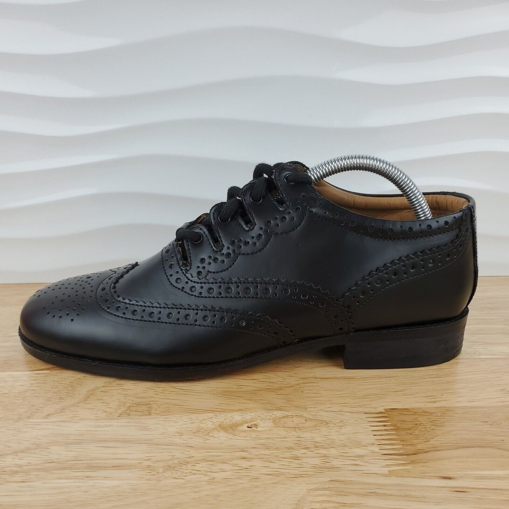 Thistle‎ Shoes Leather Ghillie Brogue Black Kilt Scottish Tassel Shoes Mens 9 - Picture 2 of 11